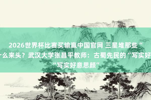 2026世界杯比赛买输赢中国官网 三星堆那些“怪脸”什么来头？武汉大学张昌平教师：古蜀先民的“写实好意思颜”