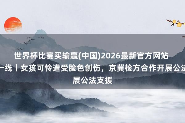 世界杯比赛买输赢(中国)2026最新官方网站 瓣瓣一线丨女孩可怜遭受脸色创伤，京冀检方合作开展公法支援